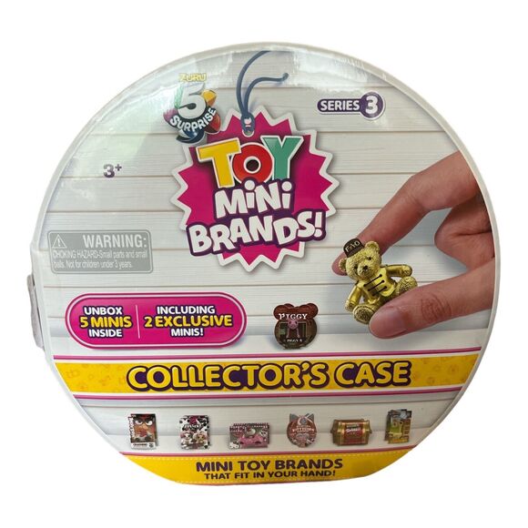 Zuru Minibrands Toy Collector’s Case Series 3 - 5 Minis & 2 Exclusive Mini NEW - Picture 1 of 3